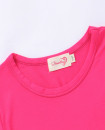 Girls 2T-10Y Summer Bamboo Twirl Dress Short Sleeve Fuchsia